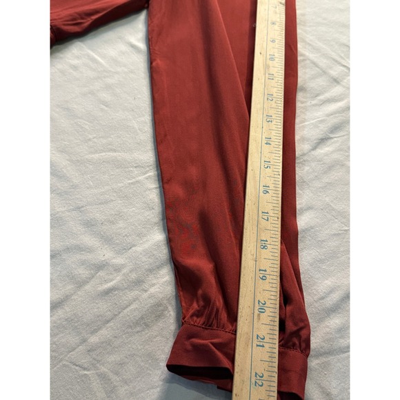 LOFT Ruffle‎ Long Sleeve Blouse Top Peplum Romantic Med Office Business Casual - Picture 9 of 11